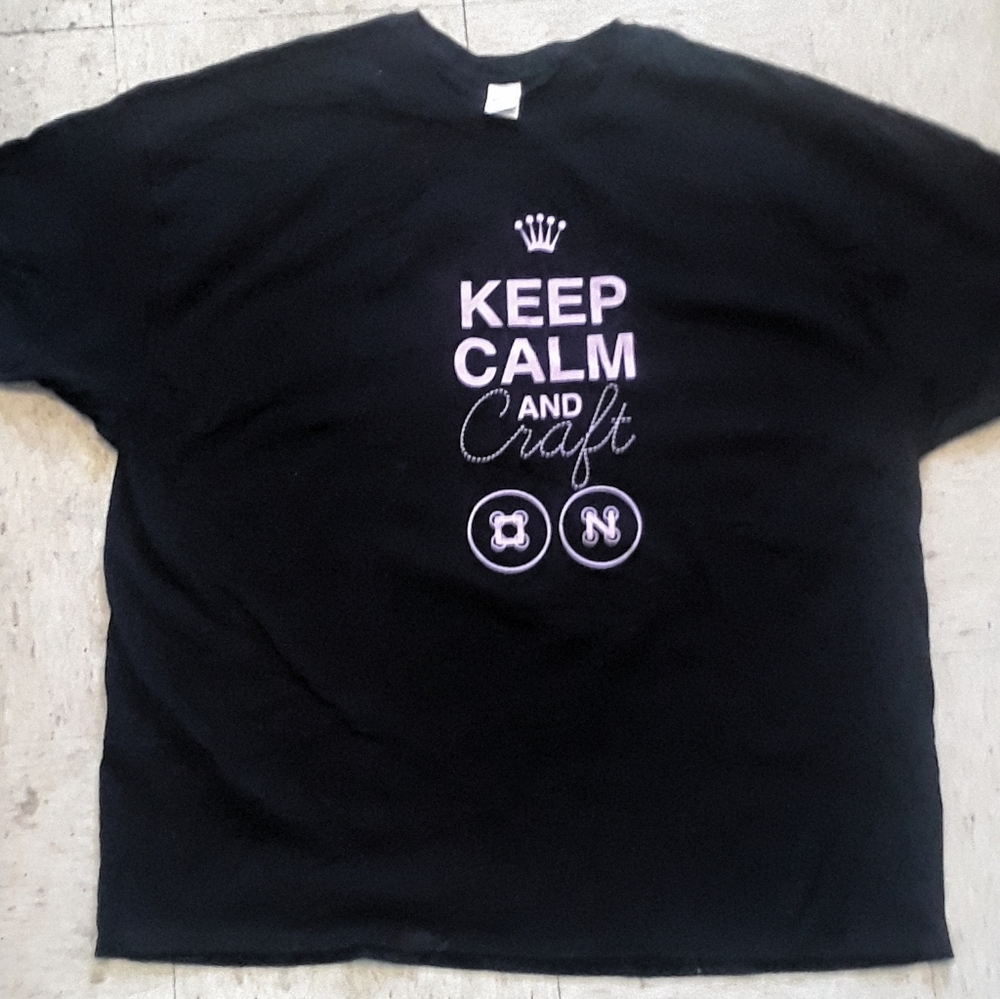 Keep calm and craft t-shirt